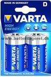 Varta LR20 High Energy Alkaline batterier